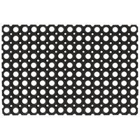 Dørmåtte 40x60 cm rektangulær gummi