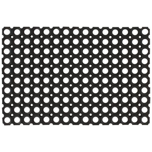 Dørmåtte 40x60 cm rektangulær gummi