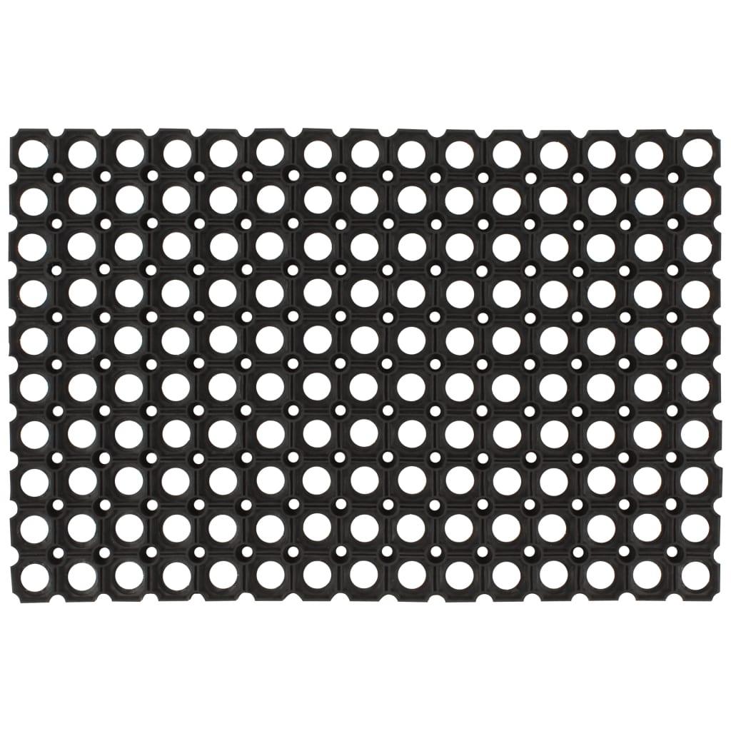 Dørmåtte 40x60 cm rektangulær gummi
