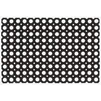 Dørmåtte 60x80 cm rektangulær gummi