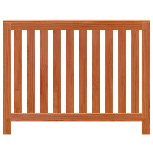 Radiatorskjuler 108,5x19x84 cm massivt fyrretræ gyldenbrun