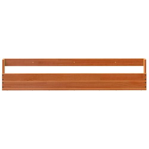 Skohylder til væg 2 stk. 110x8,5x23,5 cm massivt fyrretræ