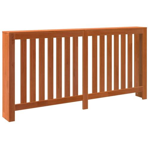 Radiatorskjuler 169x19x84 cm massivt fyrretræ gyldenbrun