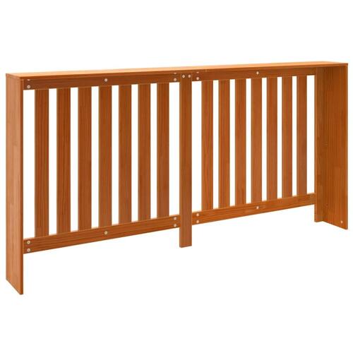 Radiatorskjuler 169x19x84 cm massivt fyrretræ gyldenbrun