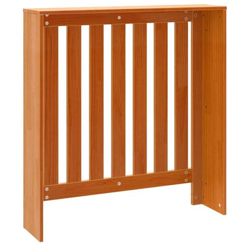 Radiatorskjuler 79,5x19x84 cm massivt fyrretræ gyldenbrun