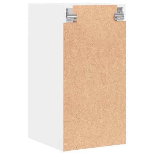 Vægskab med glaslåger 35x37x68,5 cm hvid