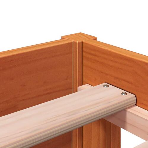 Daybed 90x190 cm massivt fyrretræ gyldenbrun