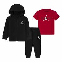 Sportstøj til Baby Jordan Essentials Fleeze Box Sort Rød 24 måneder