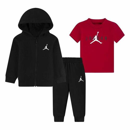 Sportstøj til Baby Jordan Essentials Fleeze Box Sort Rød 24 måneder