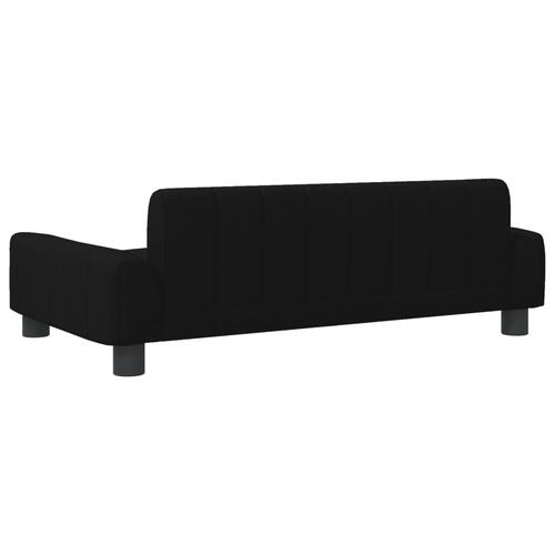 Hundeseng 90x53x30 cm stof sort
