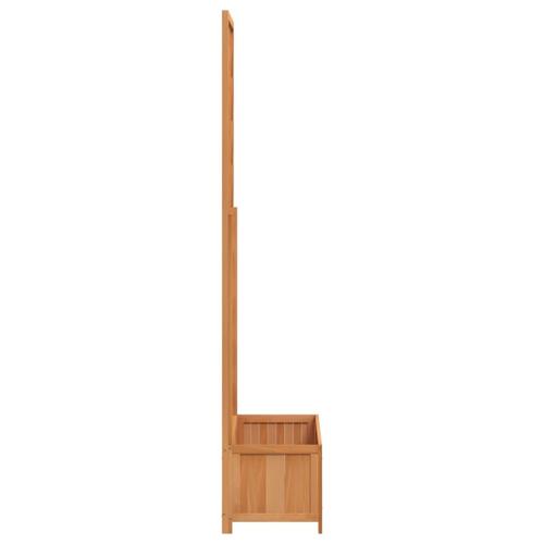 Plantekasse med espalier massivt grantræ brun