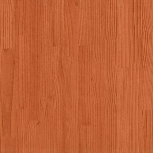 Seniorseng 120x200 cm massivt fyrretræ gyldenbrun