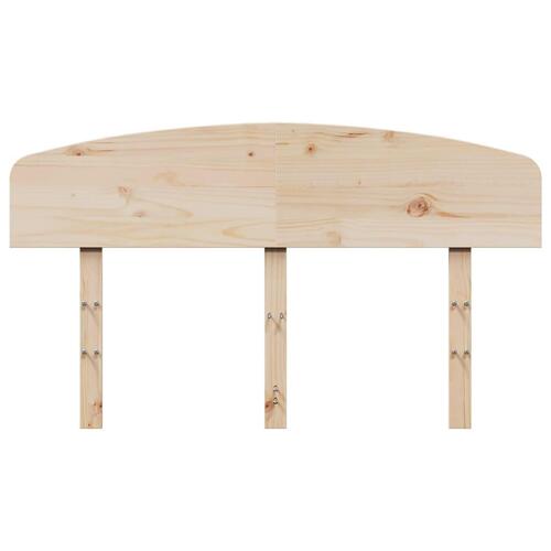 Sengegavl 120 cm massivt fyrretræ