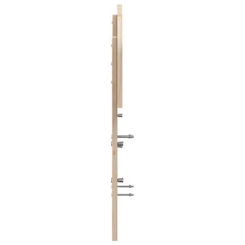 Sengegavl 120 cm massivt fyrretræ