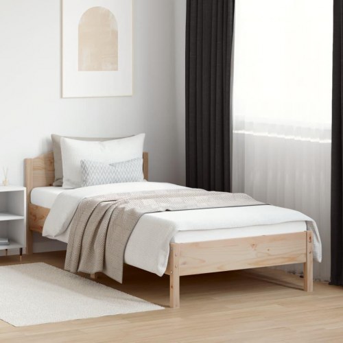 Sengeramme uden madras i massivt fyrretræ 100 x 200 cm