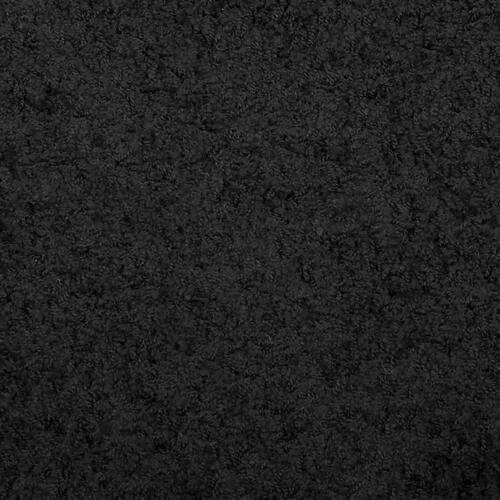 Shaggy gulvtæppe PAMPLONA 160x230 cm høj luv sort
