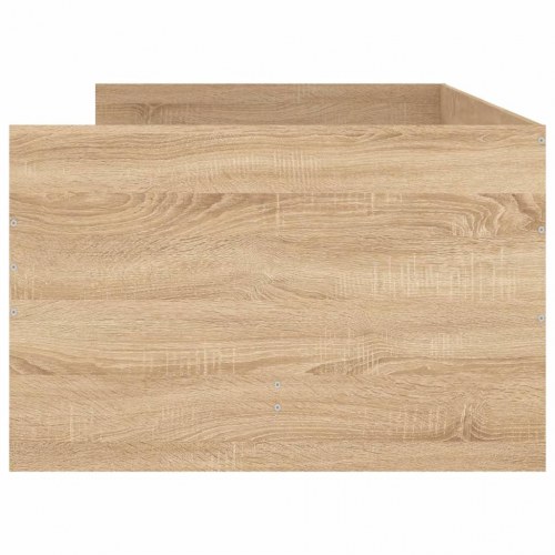 Sengeramme med skuffer 75x190 cm - Small Single, sonoma-eg