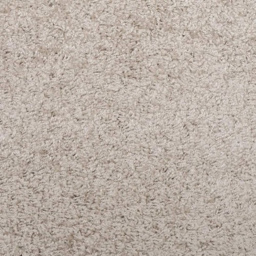Shaggy gulvtæppe PAMPLONA 80x200 cm høj luv beige