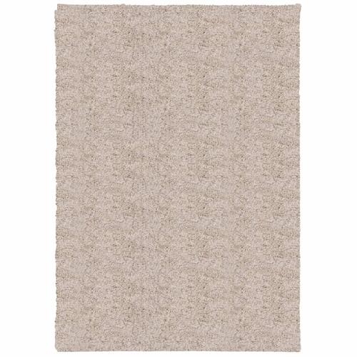 Shaggy gulvtæppe PAMPLONA 160x230 cm høj luv beige