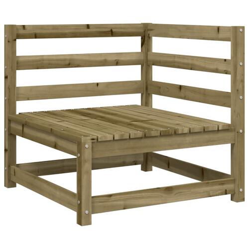 Hjørnemoduler 2 stk. til sofa 70x70x67 cm imprægneret fyrretræ