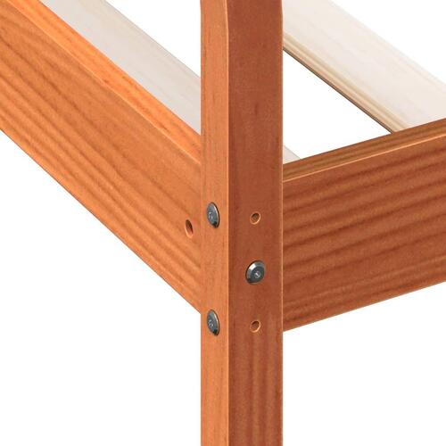 Daybed 90x190 cm massivt fyrretræ gyldenbrun
