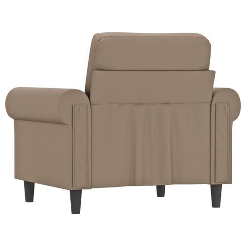 Lænestol 60 cm kunstlæder Cappuccino
