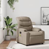 Massagestol kunstlæder cappuccino