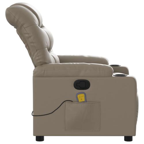 Massagestol kunstlæder cappuccino