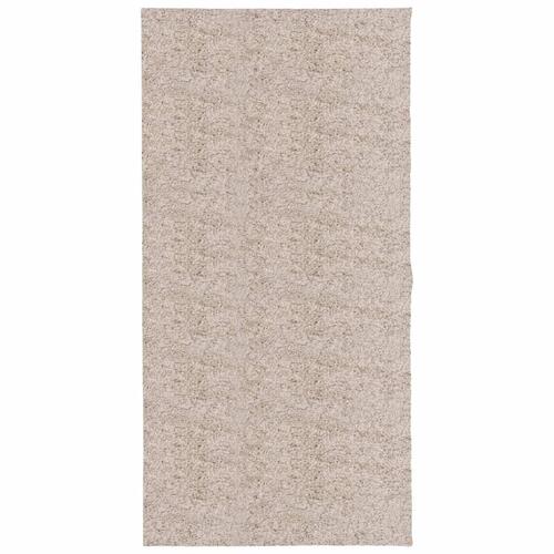 Shaggy gulvtæppe PAMPLONA 100x200 cm høj luv beige
