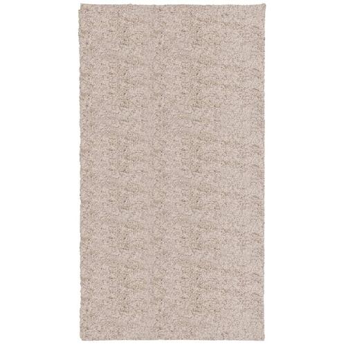 Shaggy gulvtæppe PAMPLONA 60x110 cm høj luv beige