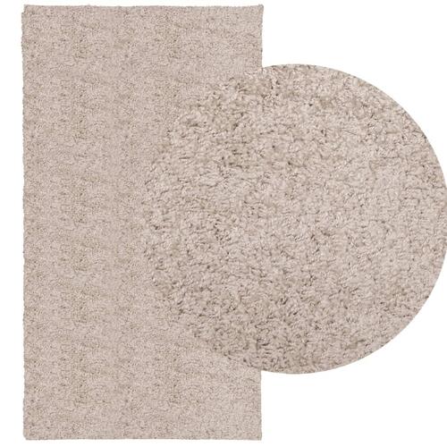 Shaggy gulvtæppe PAMPLONA 60x110 cm høj luv beige