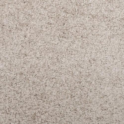 Shaggy gulvtæppe PAMPLONA 120x170 cm høj luv beige