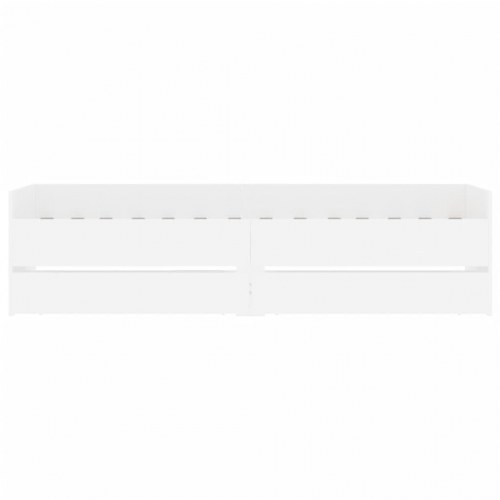 Sengeramme med skuffer 75x190 cm Small Single hvid