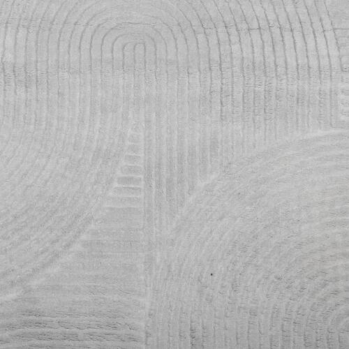 Gulvtæppe IZA 100x200 cm kort luv skandinavisk look grå