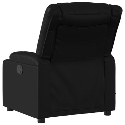 Massagestol kunstlæder sort