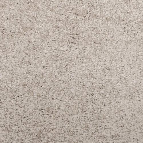 Shaggy gulvtæppe PAMPLONA 80x250 cm høj luv beige