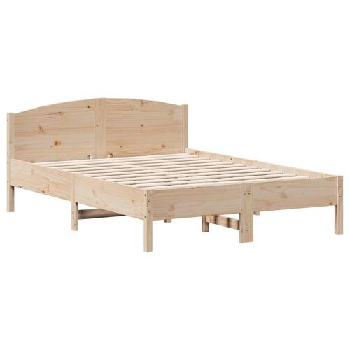 Sengeramme uden madras 120x190 cm massivt fyrretræ