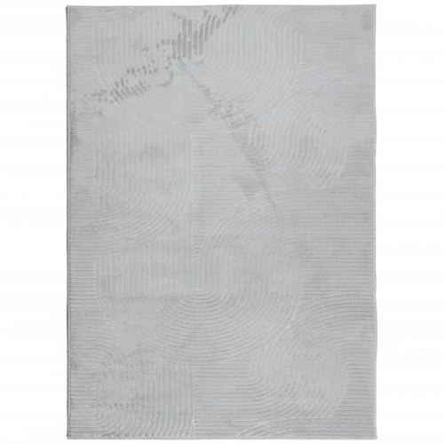 Gulvtæppe IZA 200×280 cm - kort luv, skandinavisk look, grå