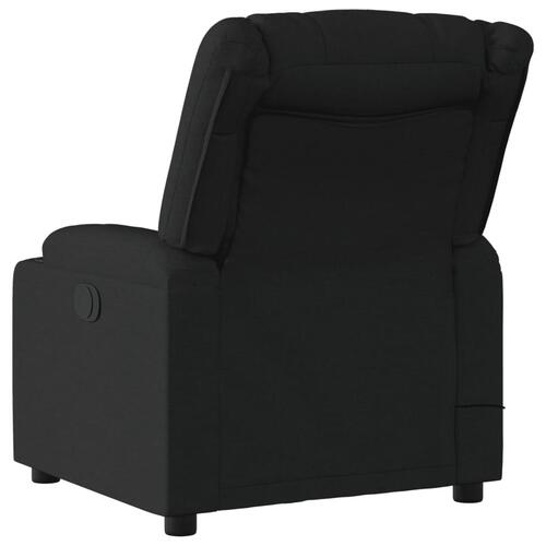 Eldrevet massagestol stof sort
