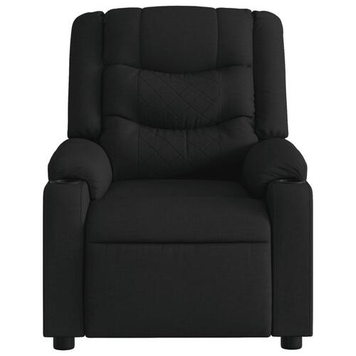 Eldrevet massagestol stof sort