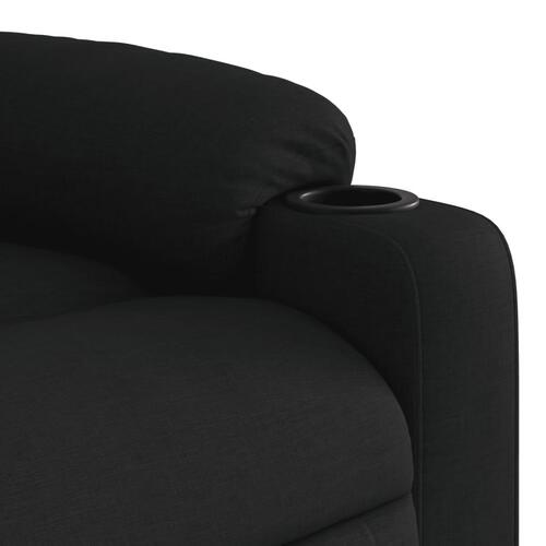 Eldrevet massagestol stof sort