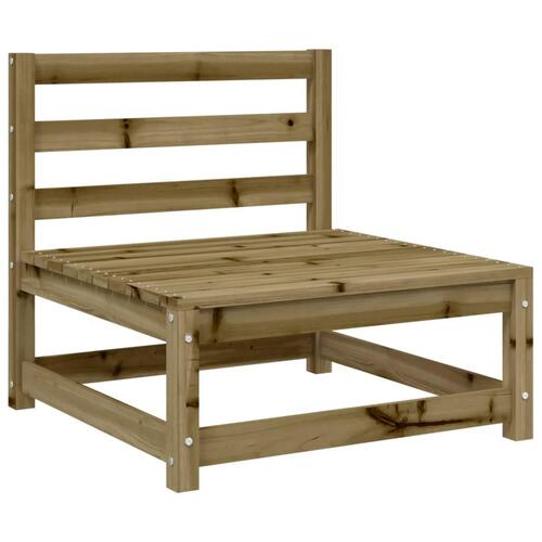 Sofamodul 70x70x67 cm uden armlæn imprægneret fyrretræ