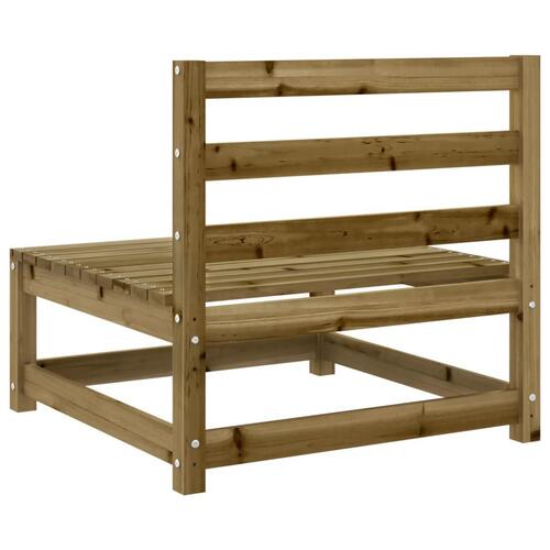 Sofamodul 70x70x67 cm uden armlæn imprægneret fyrretræ