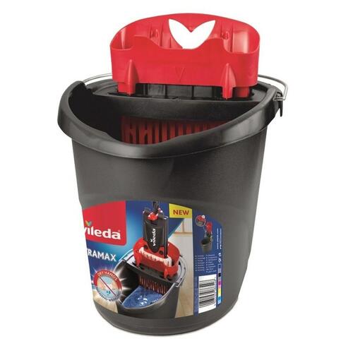 Gulvspand Vileda Ultramax Sort Rød Plastik 10 L 38 x 38 x 38 cm
