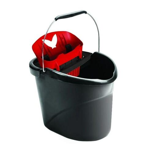 Gulvspand Vileda Ultramax Sort Rød Plastik 10 L 38 x 38 x 38 cm