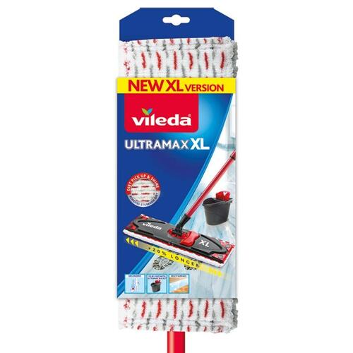 Gulvmoppe Vileda Ultramax XL Hvid Rød Mikrofiber