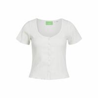 Kortærmet T-shirt til Kvinder Jack & Jones Jxlucinda Str Ss Hvid XS