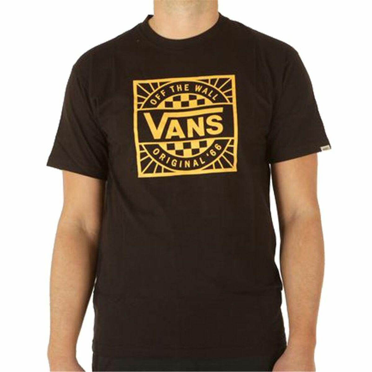 Kortærmet T-shirt til Mænd Vans Original B-B Sort XL