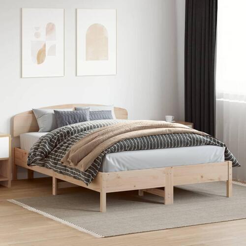 Sengegavl 150 cm massivt fyrretræ