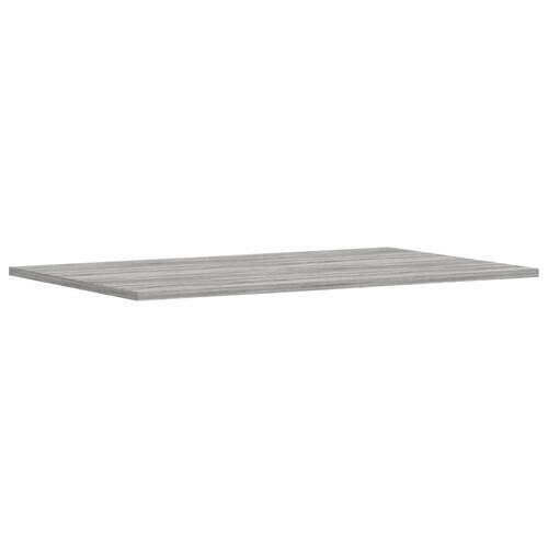 Væghylder 4 stk. 80x50x1,5 cm konstrueret træ grå sonoma-eg